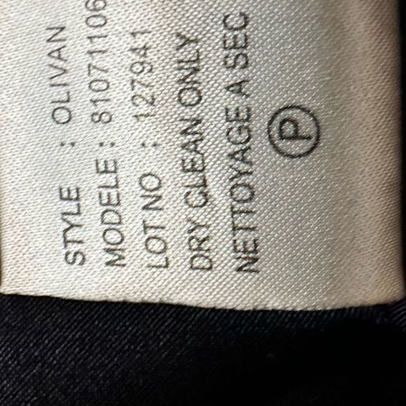 Theory Royal Blue Olivan 100 virgin wool pea coat Jacket size Small - Picture 13 of 14